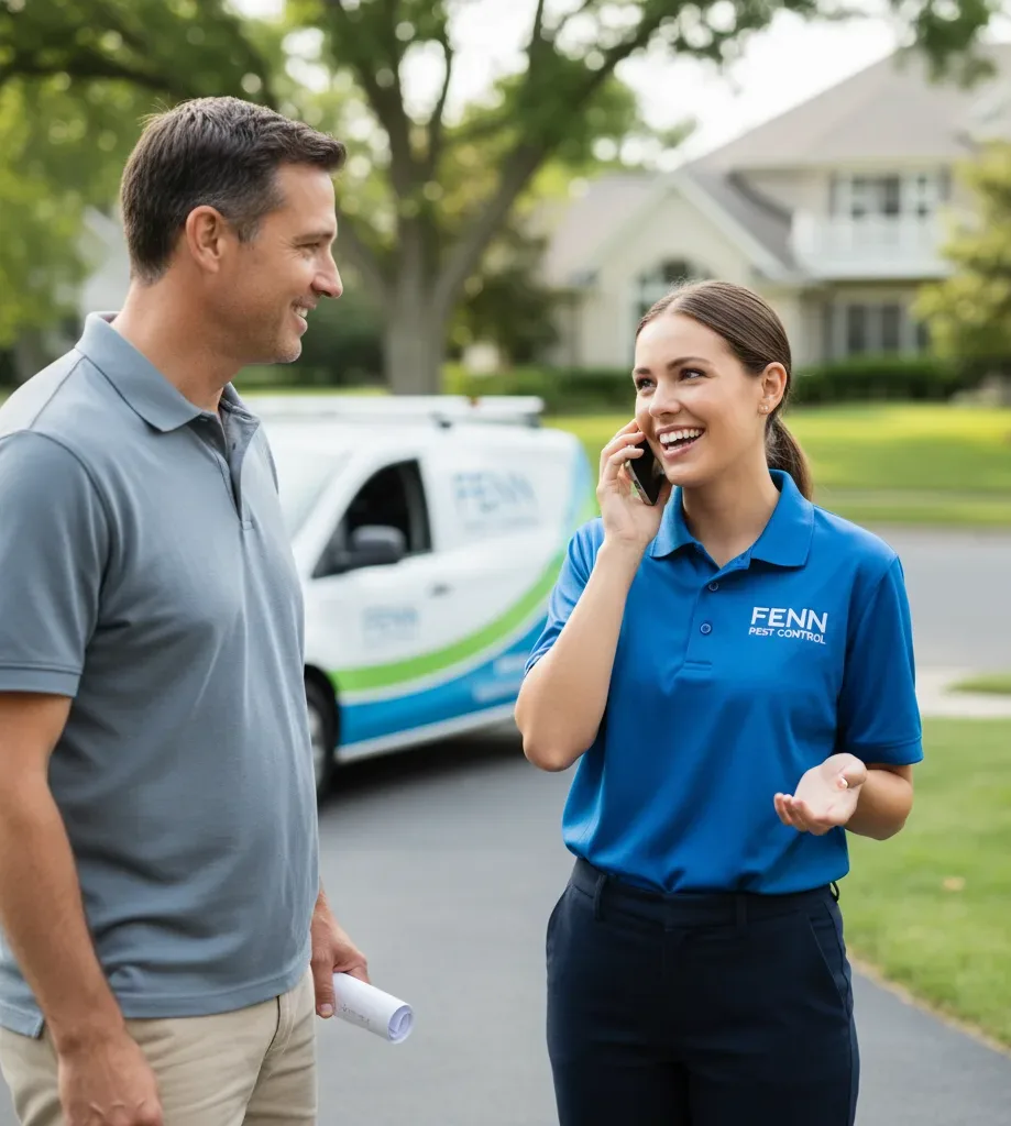 Fenn Pest Control customer support in Shelby